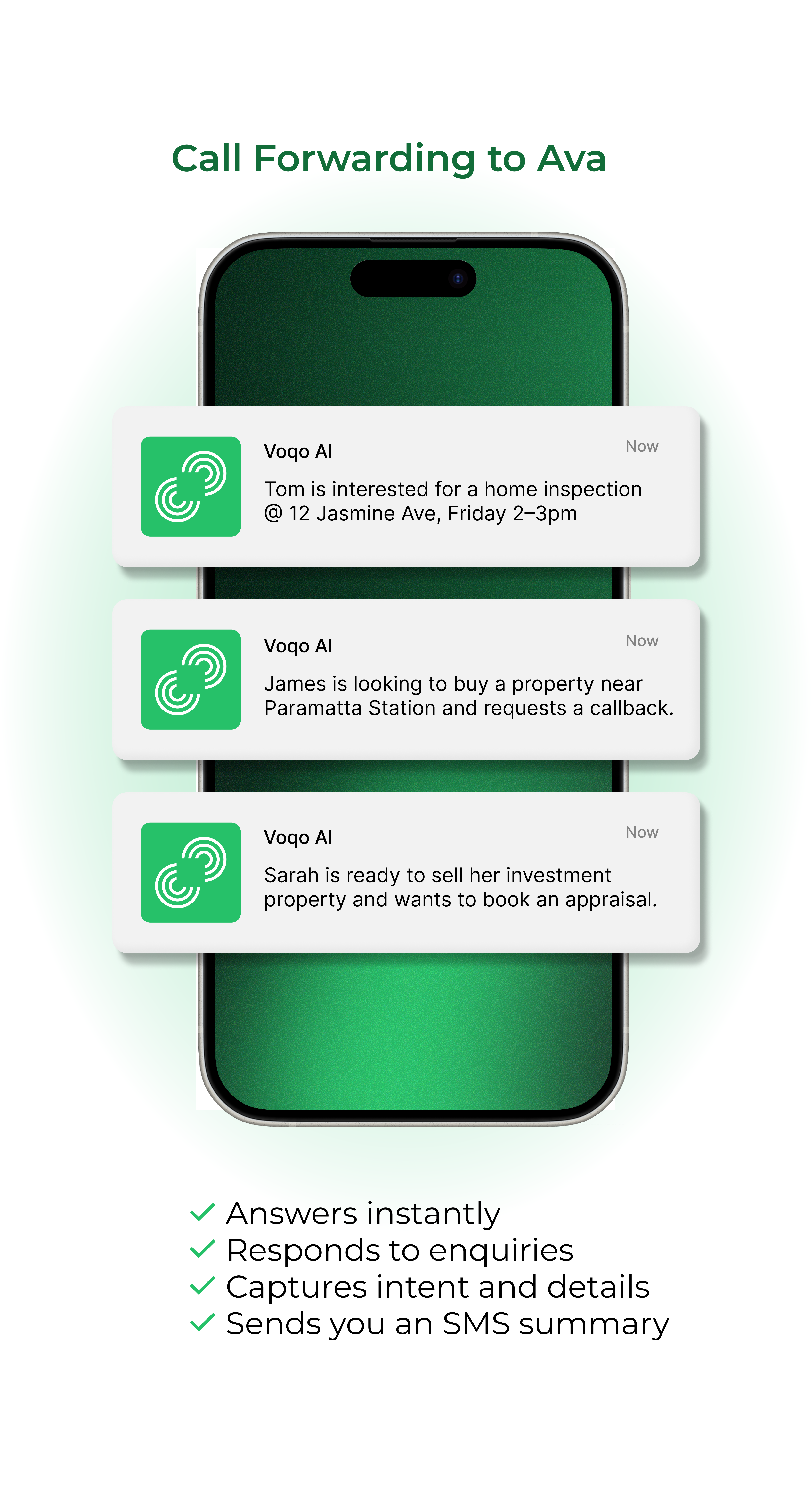 Call Forwarding to Ava